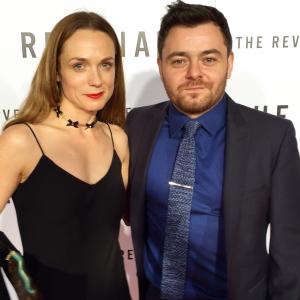 Kerry Condon and Laurence Kinlan the the event The Revenant (2015)