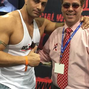Marty York and BillyBow Aguirre and LA Fit Expo 2016. FitnessX Magazine - www.fitnessX.com.