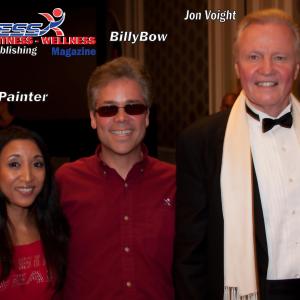 Jon Voight, BillyBow Aguirre and Katherine Aguirre at the 2011 Marine Ball.