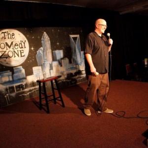 Dusty Trice performing standup at the Comedy Zone in Charlotte NC