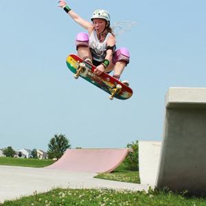 Shayna-Raye Funderburk, sponsored skateboarder