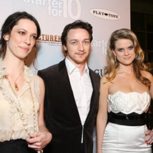 Rebecca Hall James McAvoy and Alice Eve at event of Starter for 10 2006