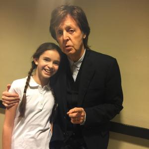 Me on set for SNL at NBC with paul mccartney