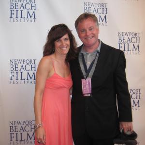 Kirsten Gregerson and Patrick Coyle for the California premiere of Into Temptation at the Newport Beach Film Festival