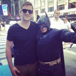 With Batman in Times Square