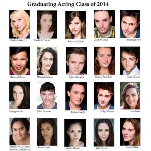 ACTING CLASS OF 2014.