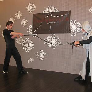 Mark Hildebrandt being trained in the whip by Robert Goodwin Mark Hildebrandt is performing a whip disarm