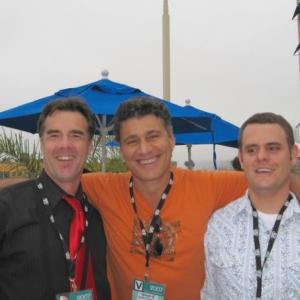 Michael with Steven Bauer and Philip Menke at The American Film Market November 2007