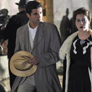 Still of Daniel Lundh and Amira Casar in Les Hritires 2008