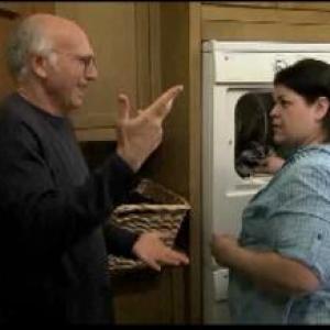 with Larry David on Curb Your Enthusiasm