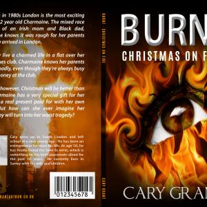 My first book Burnt. Christmas on fire .