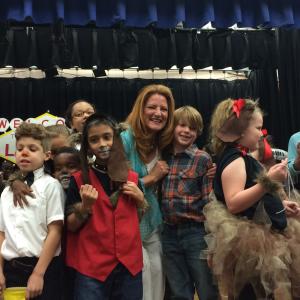 Second Grade Cast of the Elvis the Penguin play